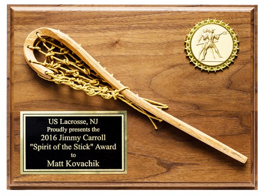 WSP912 Wood Stick Lacrosse Plaque UNAVAILABLE